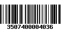 Código de Barras 3507400004036