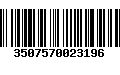 Código de Barras 3507570023196