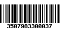 Código de Barras 3507983300037