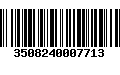 Código de Barras 3508240007713