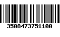 Código de Barras 3508473751100