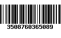 Código de Barras 3508760365089