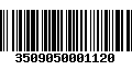 Código de Barras 3509050001120