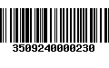 Código de Barras 3509240000230