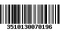 Código de Barras 3510130070196