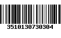 Código de Barras 3510130730304