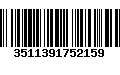 Código de Barras 3511391752159