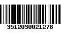 Código de Barras 3512030021278