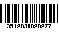 Código de Barras 3512030028277