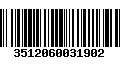 Código de Barras 3512060031902