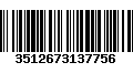 Código de Barras 3512673137756