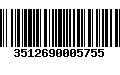 Código de Barras 3512690005755