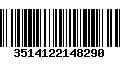 Código de Barras 3514122148290