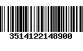 Código de Barras 3514122148900