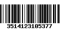 Código de Barras 3514123105377