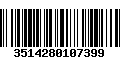 Código de Barras 3514280107399