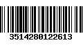 Código de Barras 3514280122613