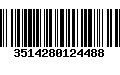 Código de Barras 3514280124488