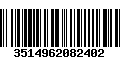 Código de Barras 3514962082402