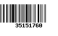 Código de Barras 35151760