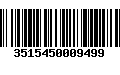 Código de Barras 3515450009499