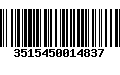 Código de Barras 3515450014837