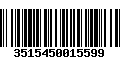 Código de Barras 3515450015599