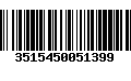 Código de Barras 3515450051399