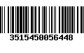 Código de Barras 3515450056448