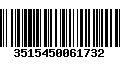 Código de Barras 3515450061732