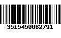 Código de Barras 3515450062791