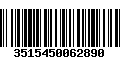 Código de Barras 3515450062890