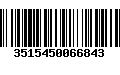 Código de Barras 3515450066843