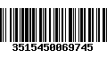 Código de Barras 3515450069745