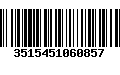 Código de Barras 3515451060857