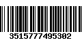 Código de Barras 3515777495302