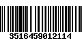 Código de Barras 3516459012114