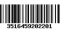 Código de Barras 3516459202201