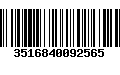 Código de Barras 3516840092565