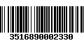 Código de Barras 3516890002330