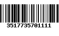 Código de Barras 3517735701111