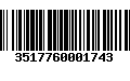 Código de Barras 3517760001743