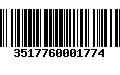 Código de Barras 3517760001774