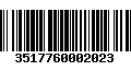 Código de Barras 3517760002023