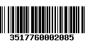 Código de Barras 3517760002085