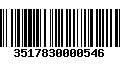 Código de Barras 3517830000546