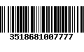 Código de Barras 3518681007777