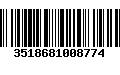 Código de Barras 3518681008774