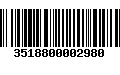 Código de Barras 3518800002980