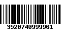 Código de Barras 3520740999961